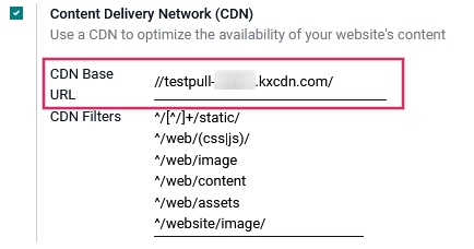 Activate the CDN setting in Axsys.