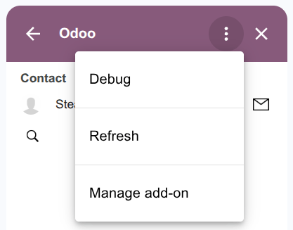 Refresh button in the Cobuild Gmail plugin.