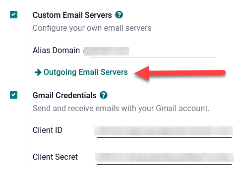 Configure Outgoing Email Servers in Axsys.