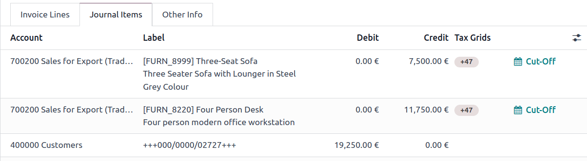 see which tax grids are used to record transactions in Axsys Accounting